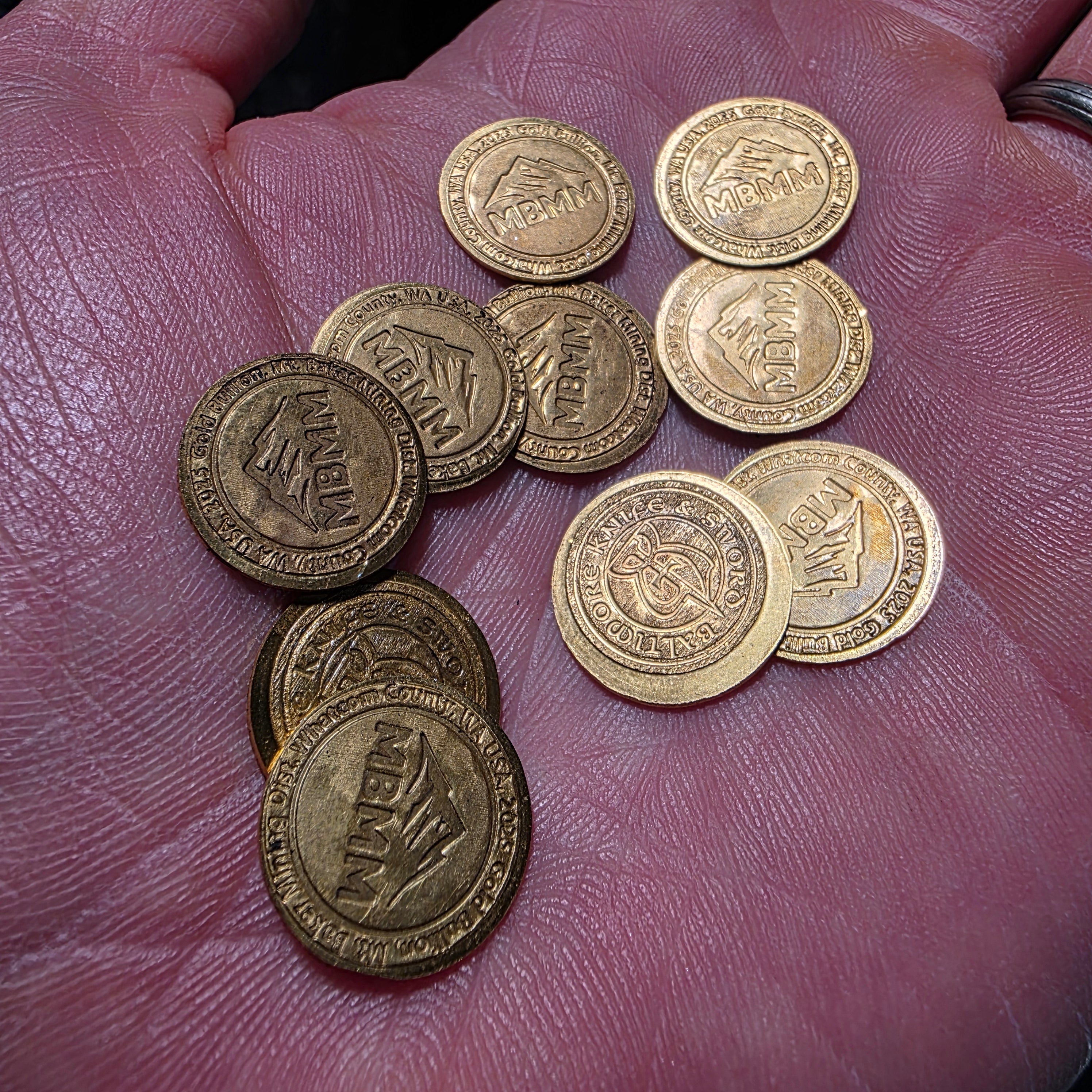 2025 Gold Coins Mined and Minted from Jason's New Gold Mine- 1