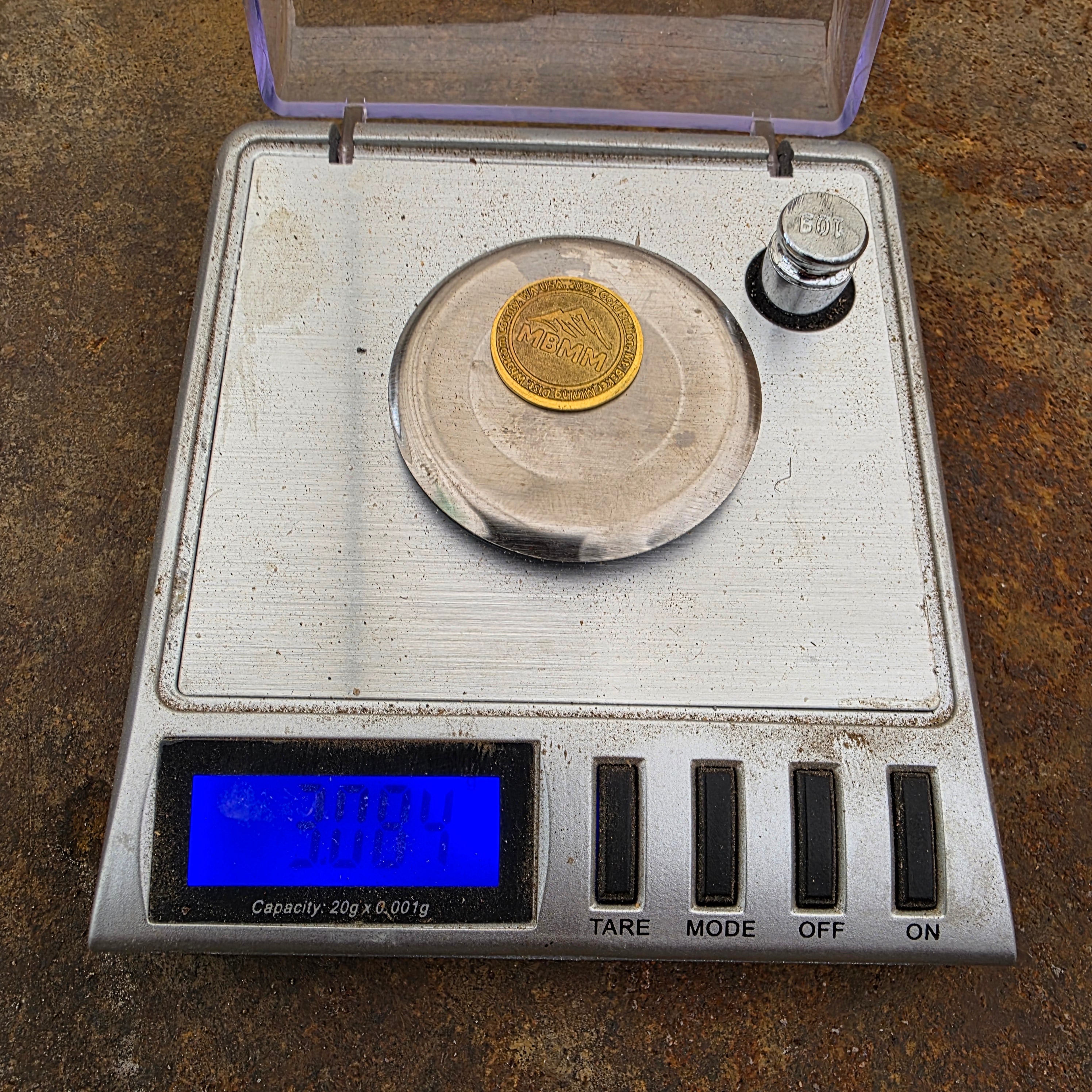 2025 Gold Coins Mined and Minted from Jason's New Gold Mine- 1 SINGLE COIN