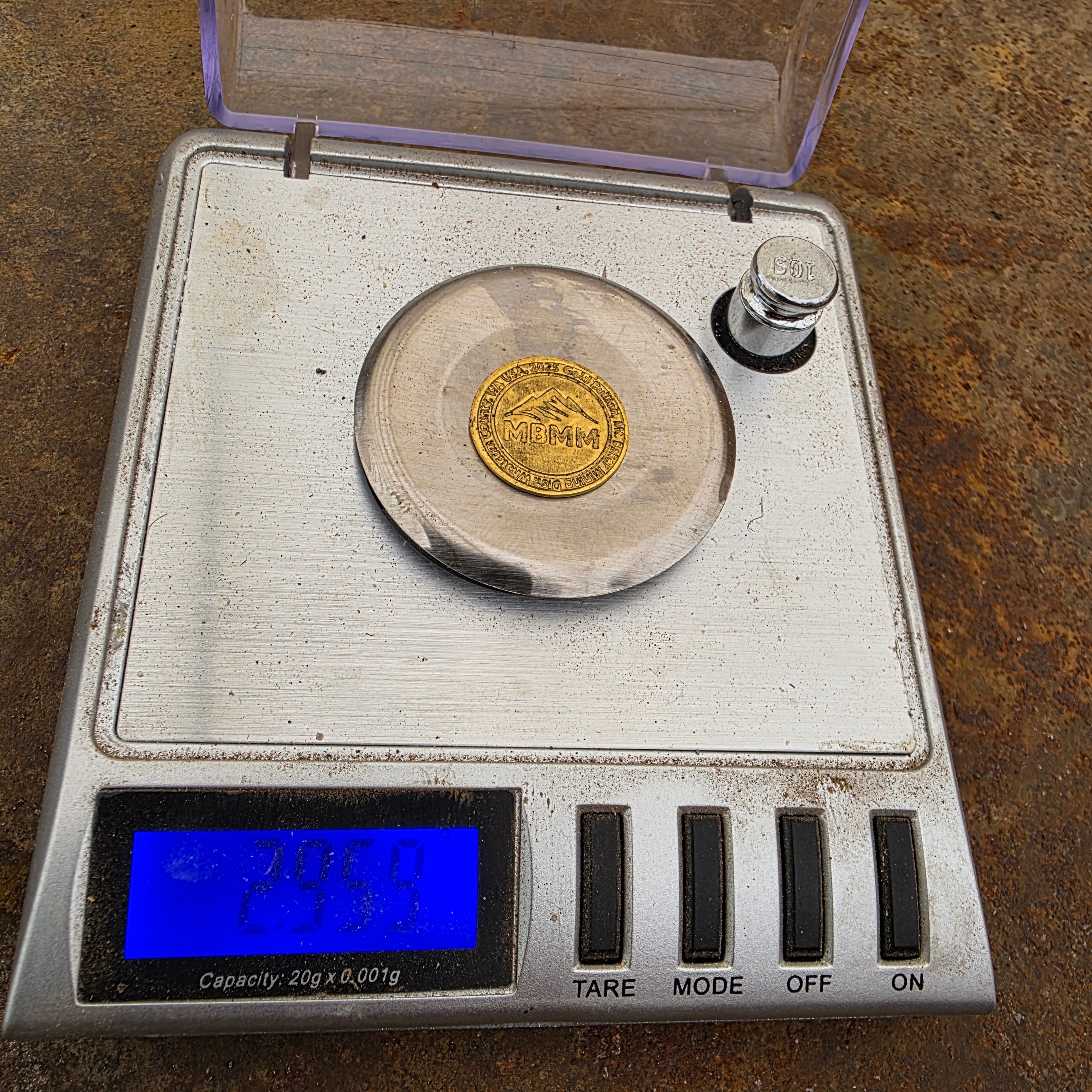 2025 Gold Coins Mined and Minted from Jason's New Gold Mine- 1 SINGLE COIN